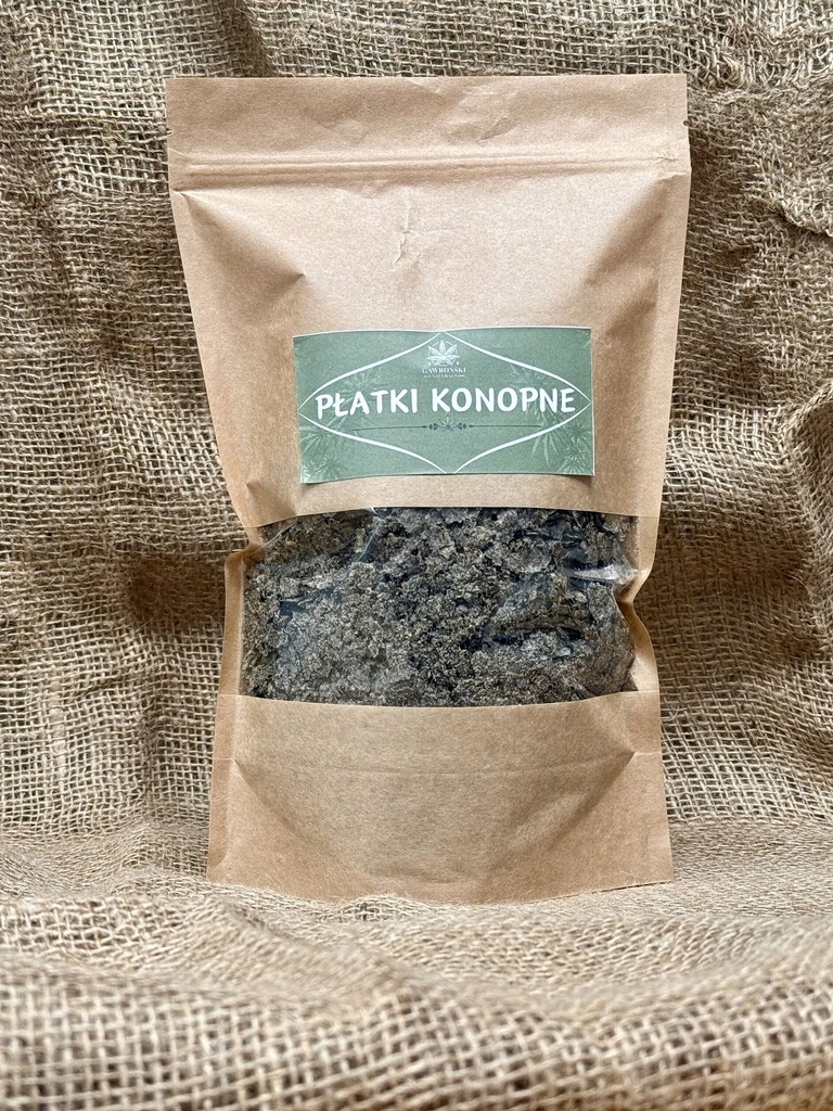 Paczka DUŻA Płatki konopne 400g