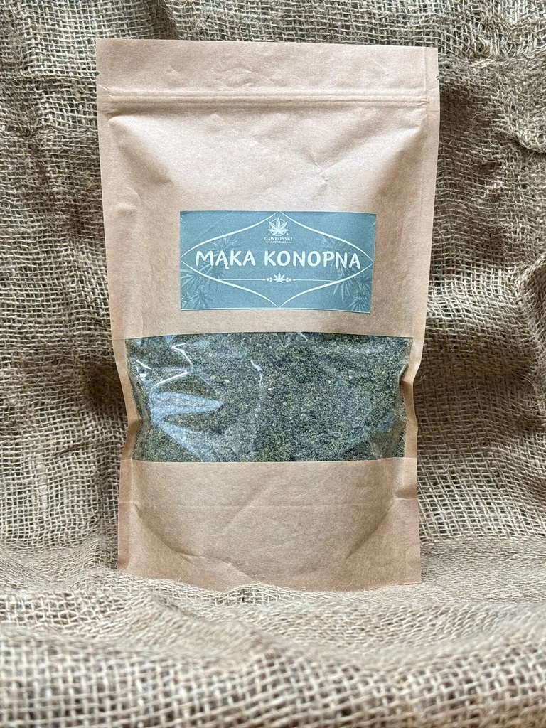 Paczka DUŻA Mąka konopna 500g
